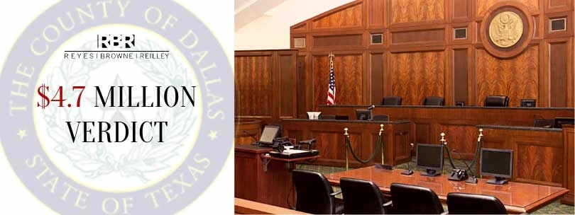 Angel Reyes & Associates Secures $4.7M Verdict From Dallas County Jury