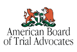 Logo of the American Board of Trial Advocates.