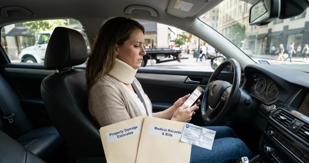Cómo manejar un reclamo de accidente de auto con State Farm