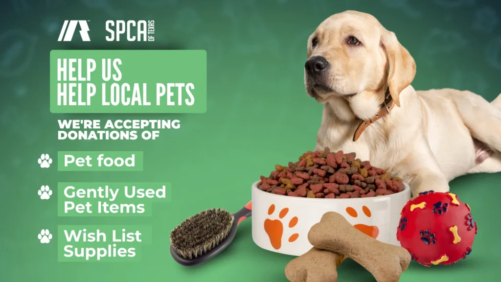 Angel Reyes & Associates Launches Pet Supply Drive to Support SPCA of Texas