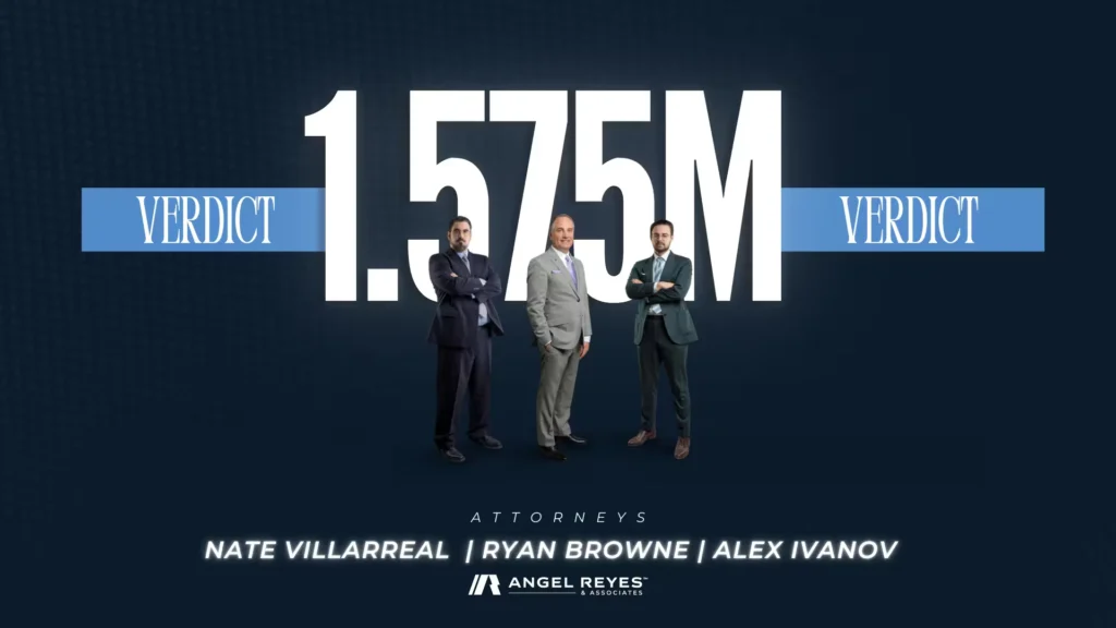 Angel Reyes & Associates Secures $1.575 Million Jury Verdict