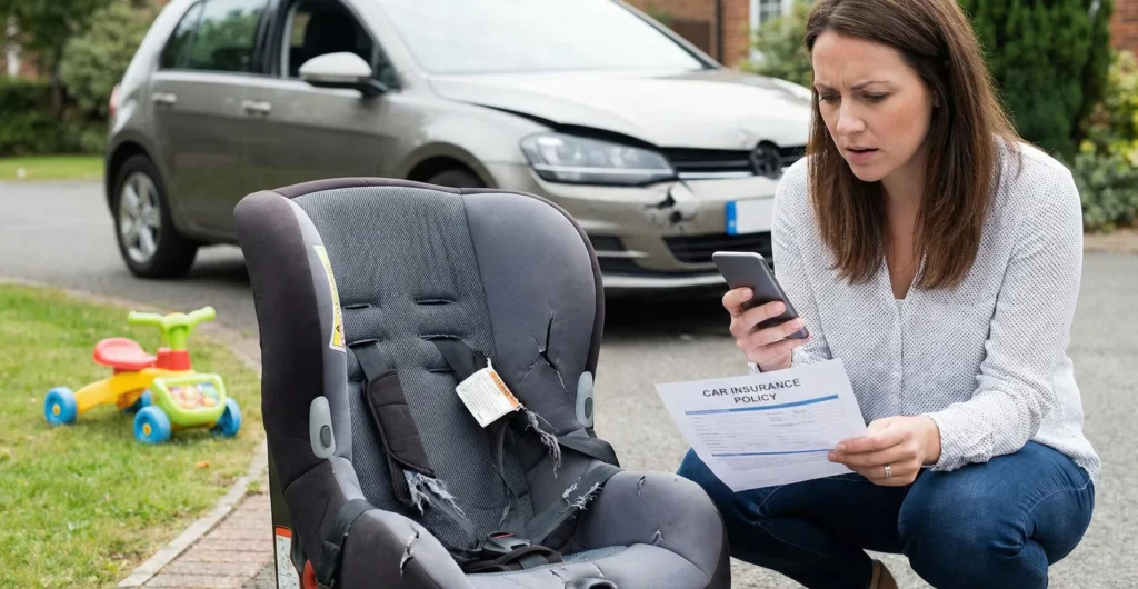 What Insurance Policy Covers Child Car Seat Replacement After a Crash?