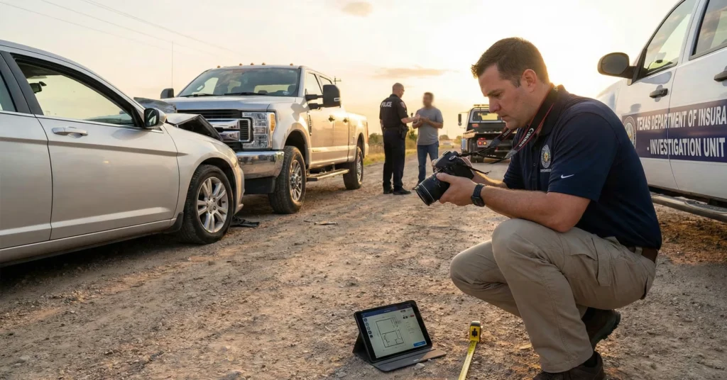 How Texas Insurance Companies Investigate Car Accidents