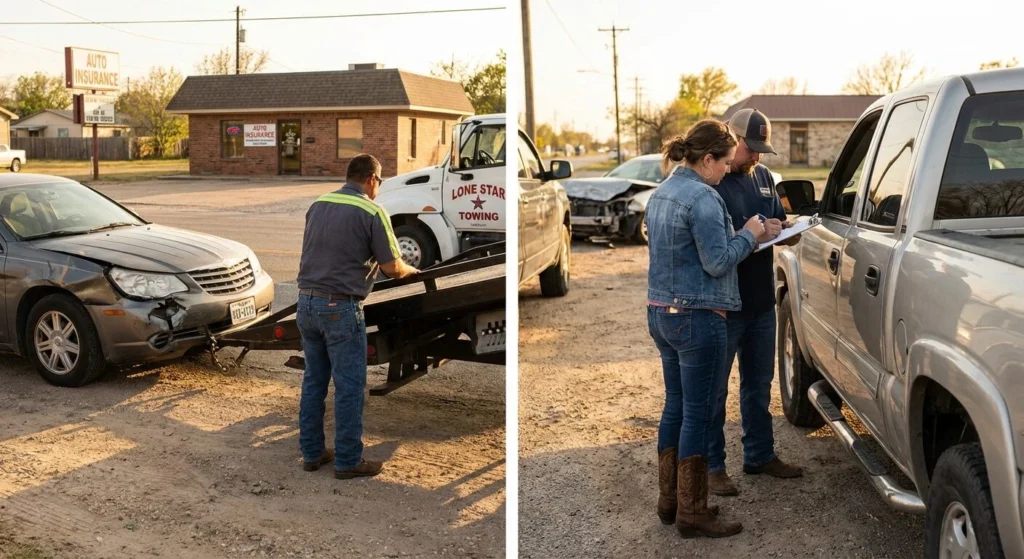 Does Car Insurance Cover Towing After a Crash in Texas?