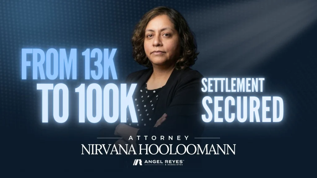 Attorney Nirvana Hooloomann Wins $100,000 Settlement for Injured Client