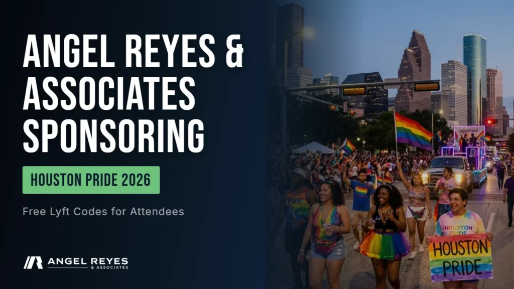 Angel Reyes & Associates Sponsoring Houston Pride 2026