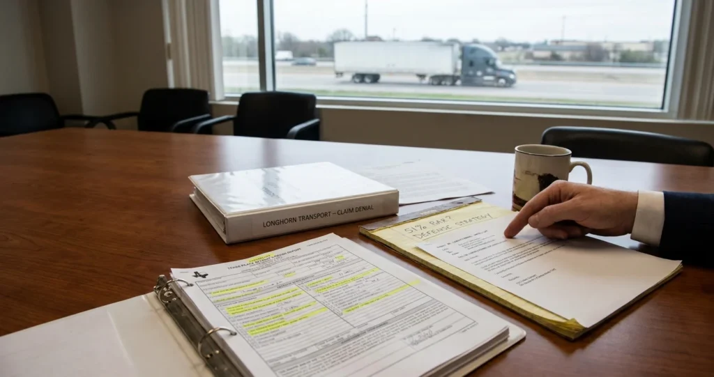 How Trucking Companies Deny Liability After a Texas Crash