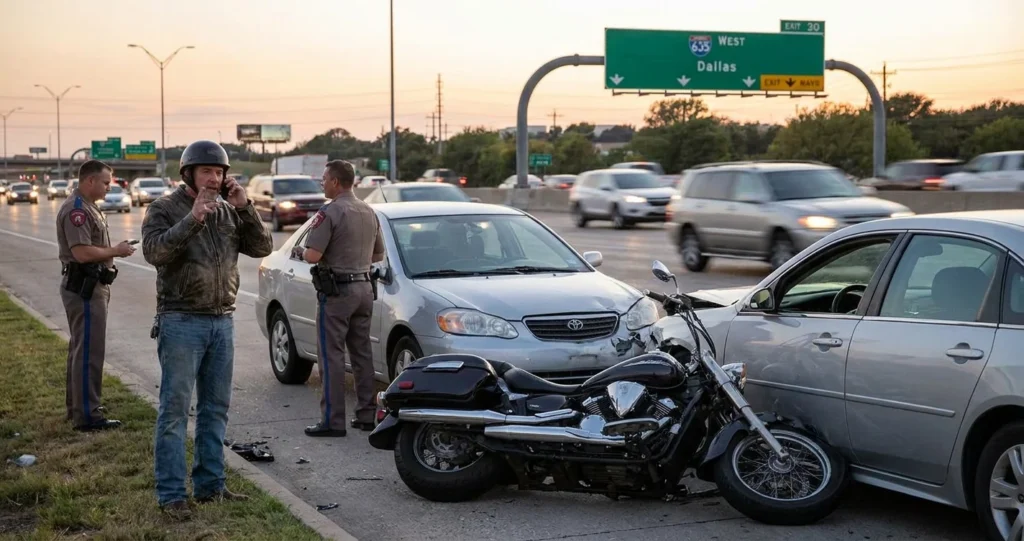 Who Is at Fault in a Motorcycle Accident in Texas?