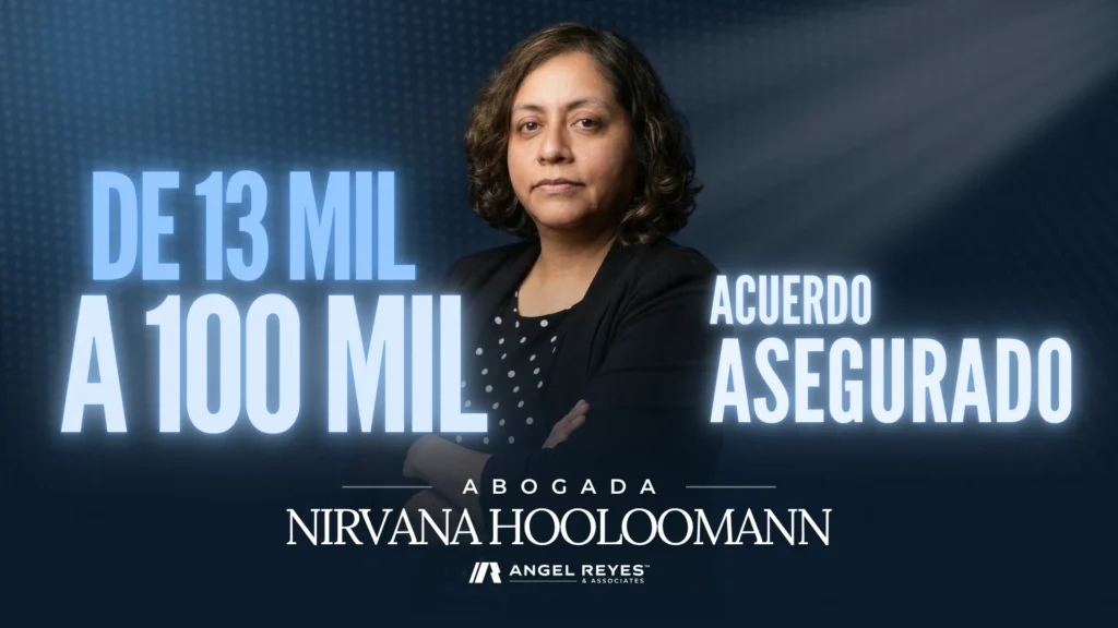 Abogada Nirvana Hooloomann obtiene un acuerdo de $100,000 para cliente lesionado