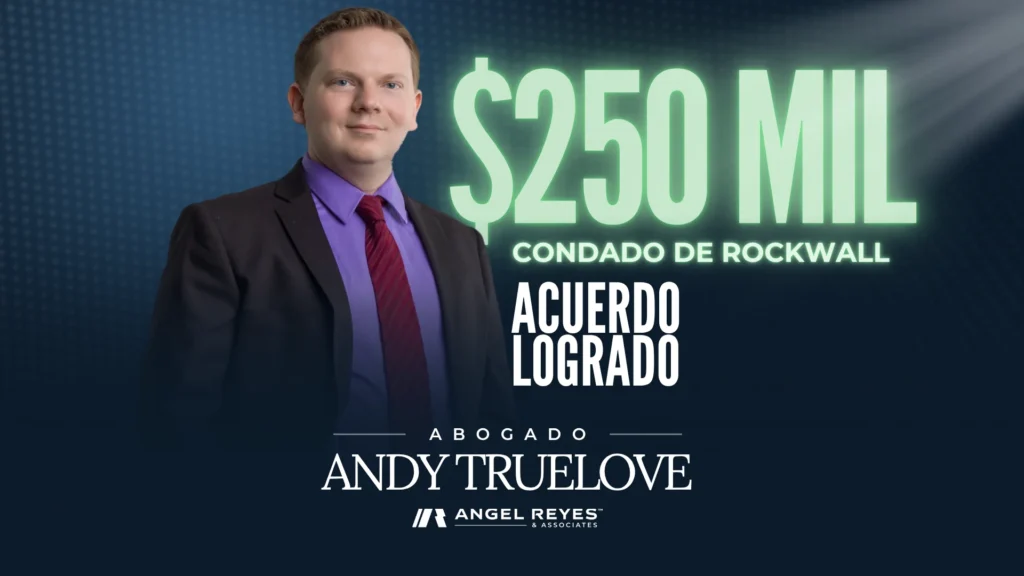 Abogado Andy Truelove obtiene un acuerdo de $250,000 en accidente de tráiler en el Condado de Rockwall