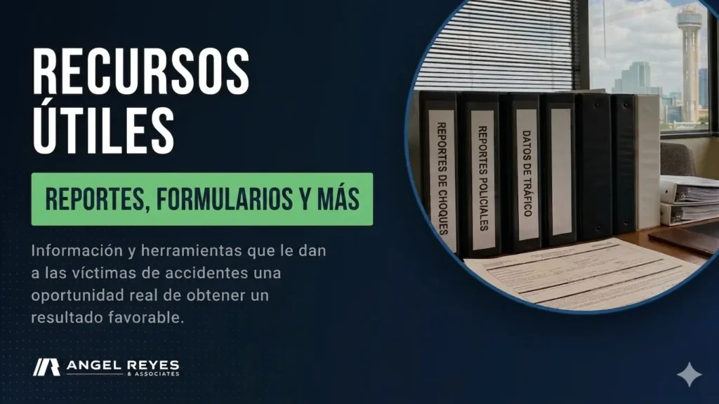 Recursos útiles para víctimas de accidentes de auto en Texas