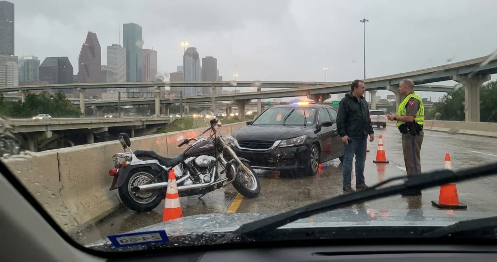 Bad Weather Motorcycle Accident Claims in Texas