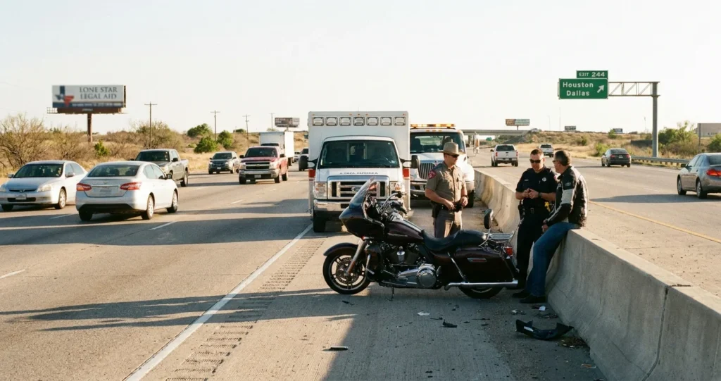 Highway Motorcycle Accidents in Texas