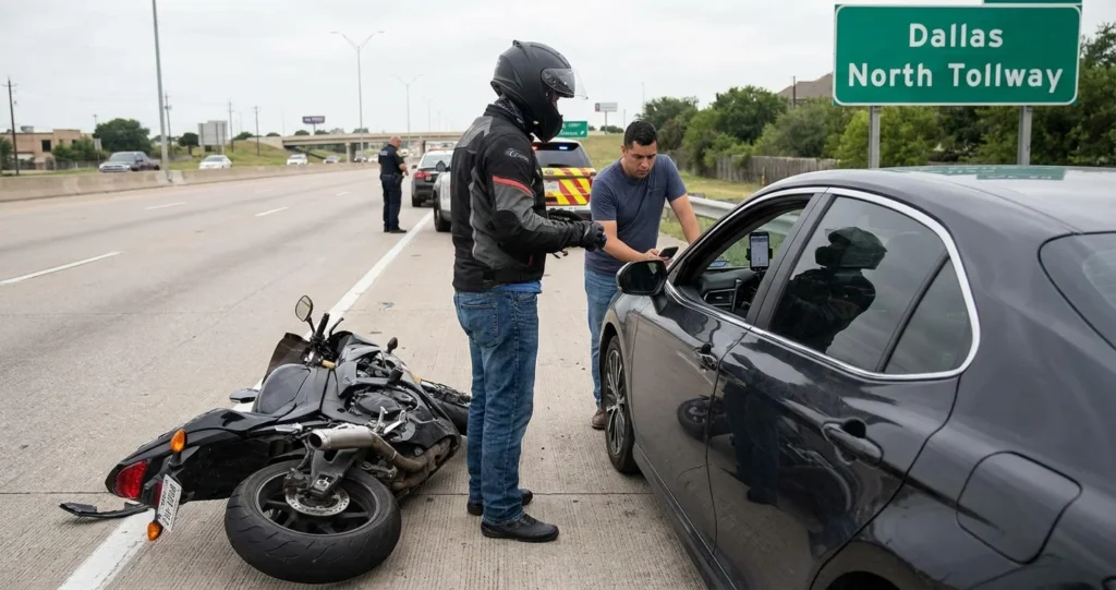 Motorcycle Accidents with a Rideshare Vehicle in Texas