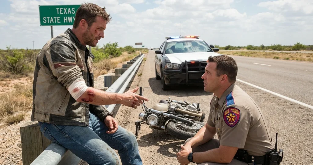 Road Rash From a Motorcycle Accident in Texas